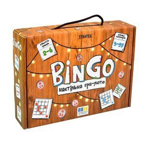 Настільна гра Strateg Лото BinGo українською мовою (30757) PL-00032902 фото