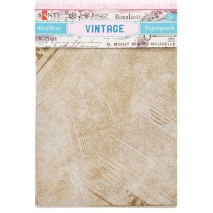 Папір для пакування подарунків та декупажу "Santi" /952473/ Vintage, 2 арк. 40*60 см (1/50/200) 109092 фото