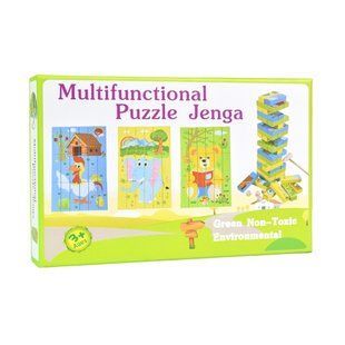 Дерев'яна джанга-пазл Multifunctional Puzzle Jenga Strateg (30980) PL-00037949 фото