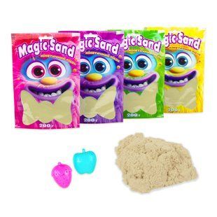 Кінетичний пісок Strateg Magic&nbsp;sand&nbsp;в&nbsp;пакеті&nbsp;39401-1&nbsp;класичний,&nbsp;0,200&nbsp;кг PL-00040612 фото