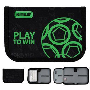 Пенал Kite 1 від., 1 відв., без наповнення 621 Play&Win k25-621-2 фото