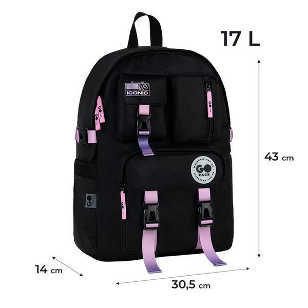 Рюкзак GoPack Education Teens 2500L чорний, градієнт go26-2500l-2 фото