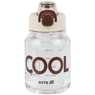 Пляшечка для води, 700 мл, біло-коричнева k25-1217-1 фото