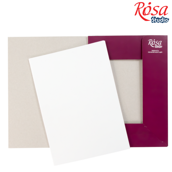 Папка для АКВАРЕЛІ А4/10арк. "ROSA Studio" /16921003/ (21х29,7см) 200 г/м2, дрібне зерно (1/10/25) 114737 фото