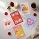 Набір листівок "With love" 5 шт orner-3635 фото 9