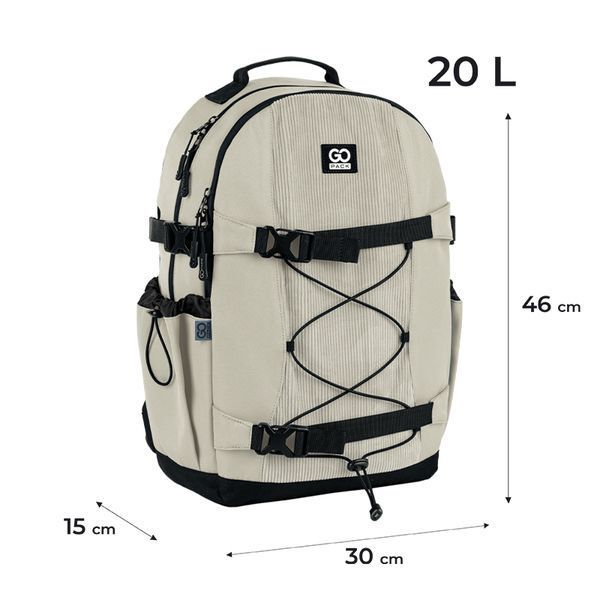Рюкзак GoPack Education Teens 186 бежевий go25-186l-4 фото