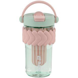 Стакан для води, 700 мл, м'ятно-рожевий k25-1230-3 фото