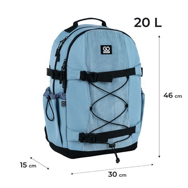 Рюкзак GoPack Education Teens 186 блакитний go25-186l-2 фото