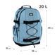 Рюкзак GoPack Education Teens 186 блакитний go25-186l-2 фото 2