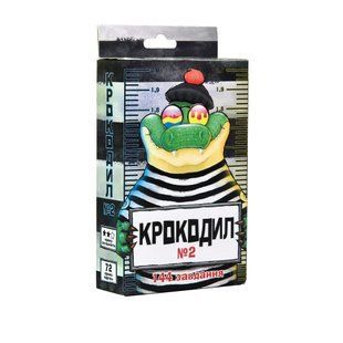 Настільна гра Strateg Крокодил №2 українською мовою (30725) PL-00034834 фото