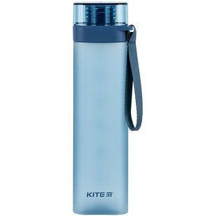 Пляшечка для води квадратна, 700 мл, синя k24-1210-1 фото