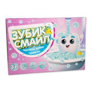 Настільна гра Strateg Зубик Смайл бродилка українською мовою (30398) PL-00039841 фото
