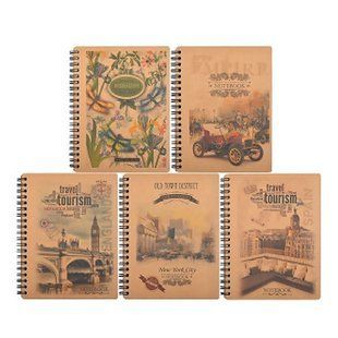 Скетчбук В6/96арк "Офорт" /KR6196/ крафт, спіраль бок,з перф.,білі ЧИСТІ СТОРІНКИ (5/80) 43558 фото