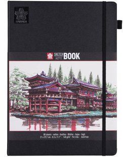 Скетчбук 21*29,7/80арк. "Sakura Sketch" /94140005/ 140 г/м2, кремово-білий (1/5) 55614 фото