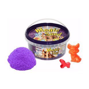 Кінетичний пісок Strateg Magic Sand бузковий у відрі 350 г (370-4) PL-00012489 фото