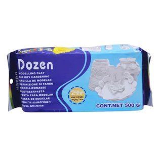 Паста для моделювання "Dozen" /DSCN0667/ біла 500г (1/36) 197540 фото