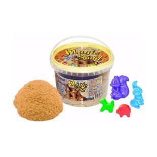 Кінетичний пісок Strateg Magic Sand класичний у відрі 500 г (371-1) PL-00012492 фото