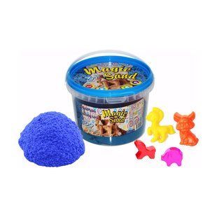 Кінетичний пісок Strateg Magic Sand блакитний у відрі 500 г (371-2) PL-00012493 фото