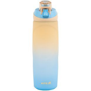 Пляшечка для води 760 мл, бежево-синя k26-1200-1 фото