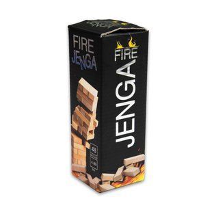 Настільна гра Strateg Дженга "Fire Jenga" 48 брусків (30848) PL-00037781 фото