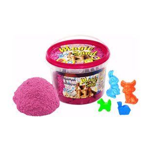Кінетичний пісок Strateg Magic Sand рожевий у відрі 500 г (371-3) PL-00012494 фото