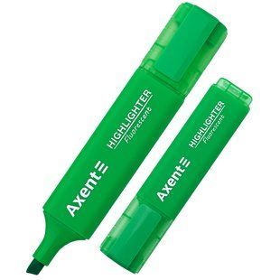 Маркер Highlighter 2537-A, 1-5 мм клиноп. зелений 2537-04-a фото
