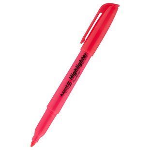 Маркер Highlighter D2503, 2-4 мм клиноп. рожевий d2503-10 фото